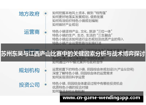 苏州东吴与江西庐山比赛中的关键因素分析与战术博弈探讨