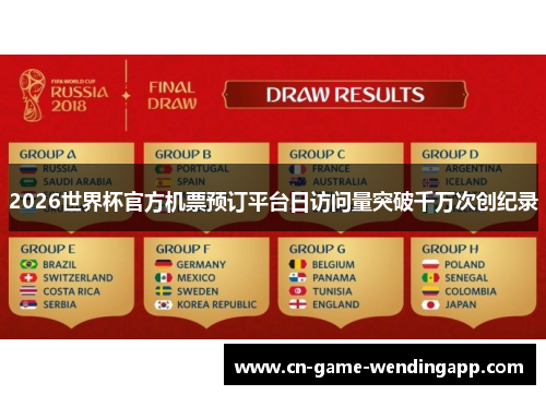 2026世界杯官方机票预订平台日访问量突破千万次创纪录 2026世界杯官方机票预订平台日访问量突破千万次创纪录